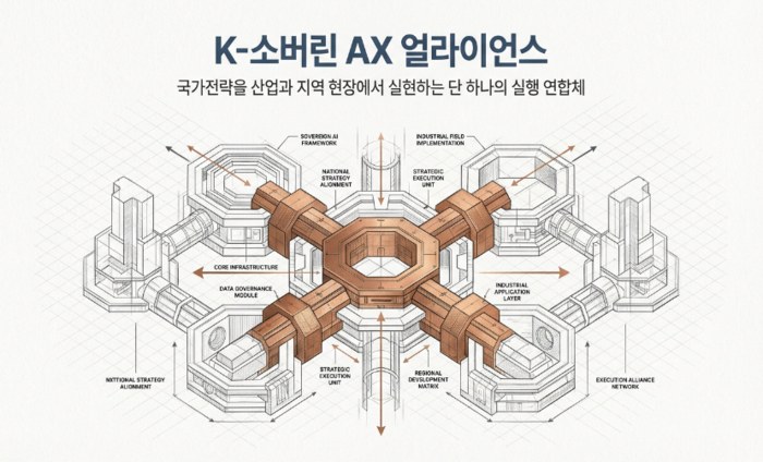 K-소버린 AX 얼라이언스 다이어그램